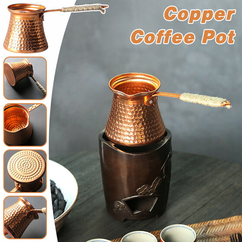 Moka Pot Stove - 앤티크 구리 터키 구리 커피 포트,