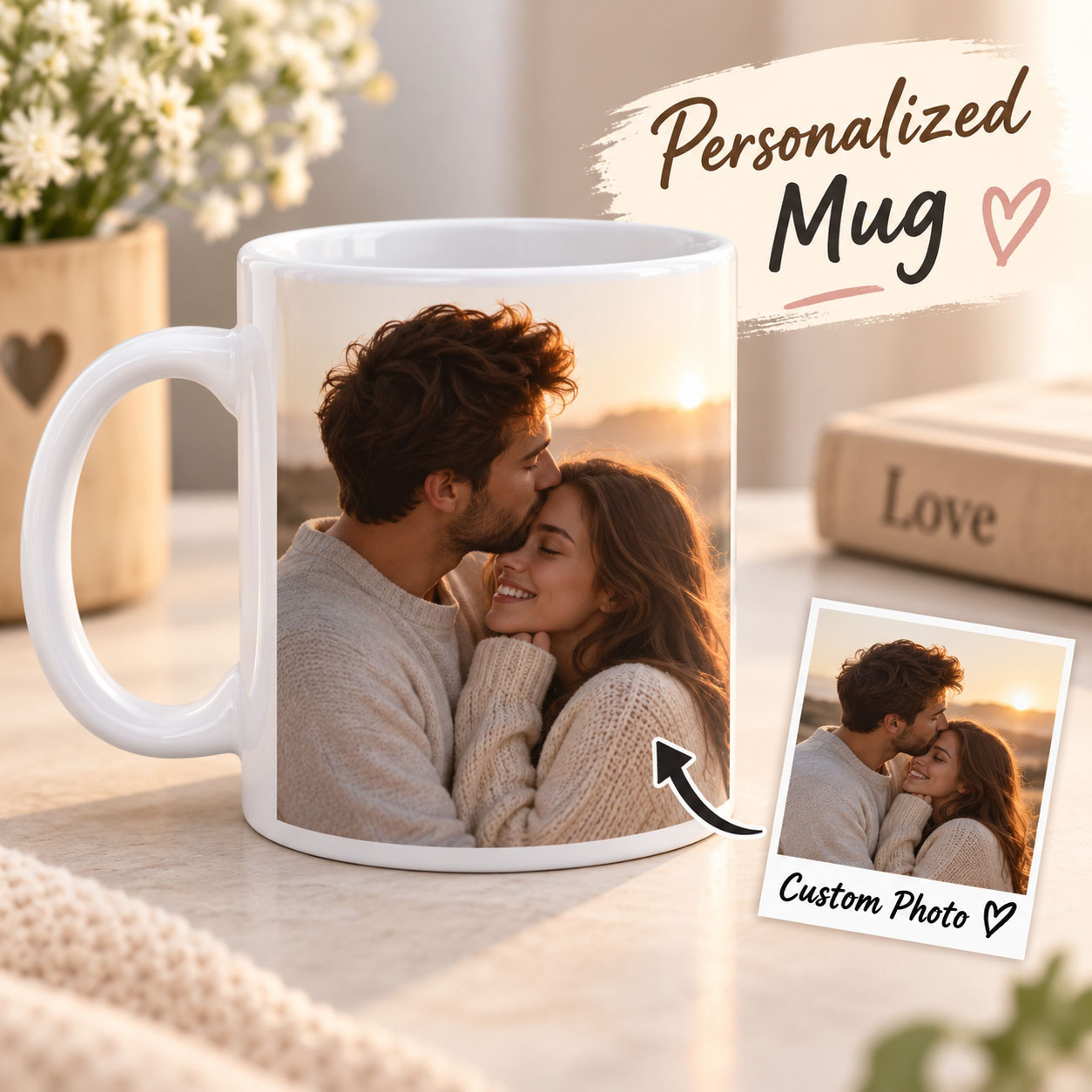 Coffee Tea Images - 맞춤형 사진 머그컵, 이름, 문구, 로고를