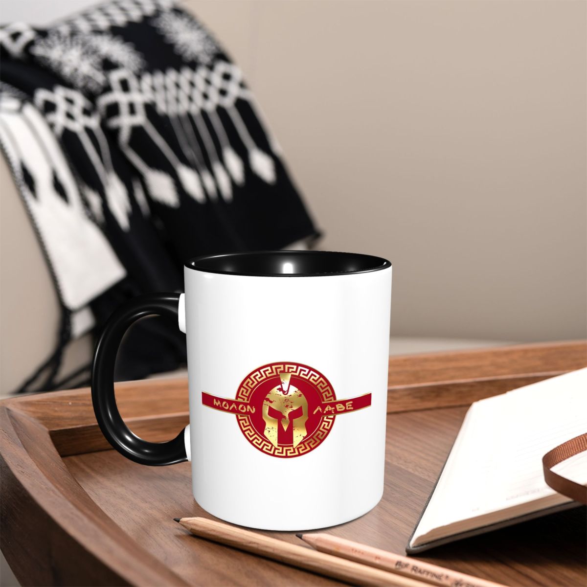 스파르탄 스파르타 전사 헬멧 로고 머그 재미있는 세라믹 - Coffee Tea Name 리뷰 및 가격