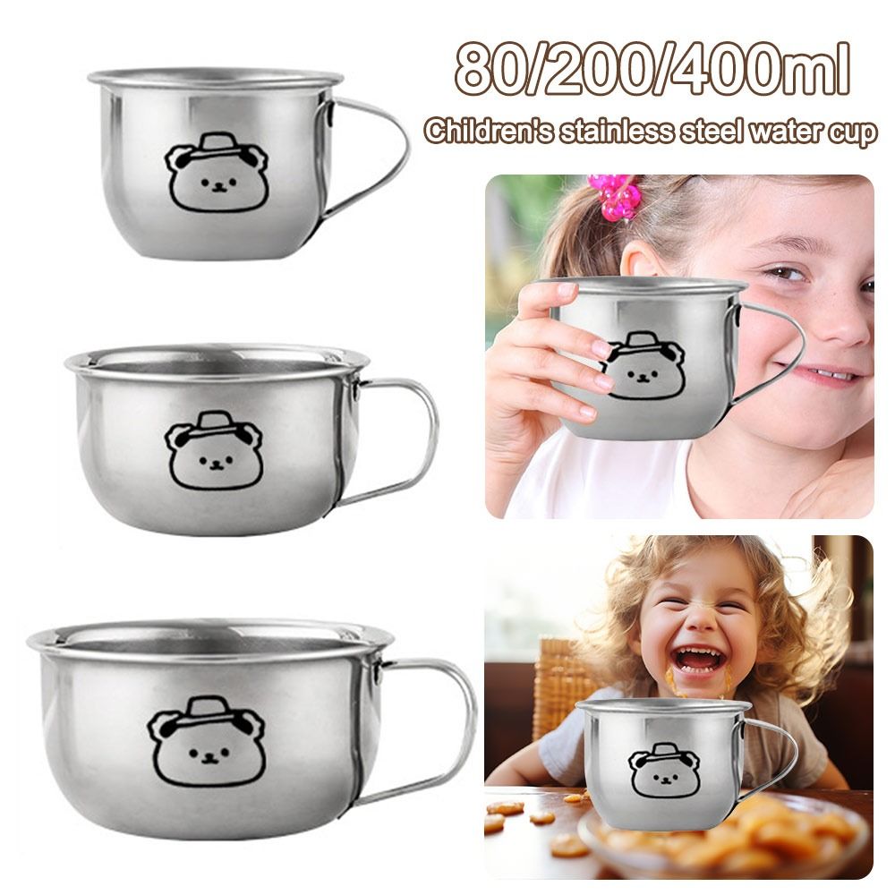 80/200/400ml 어린이용 물컵, 곰돌이 디자인, - Coffee Tea & Espresso Appliances 리뷰 및 가격