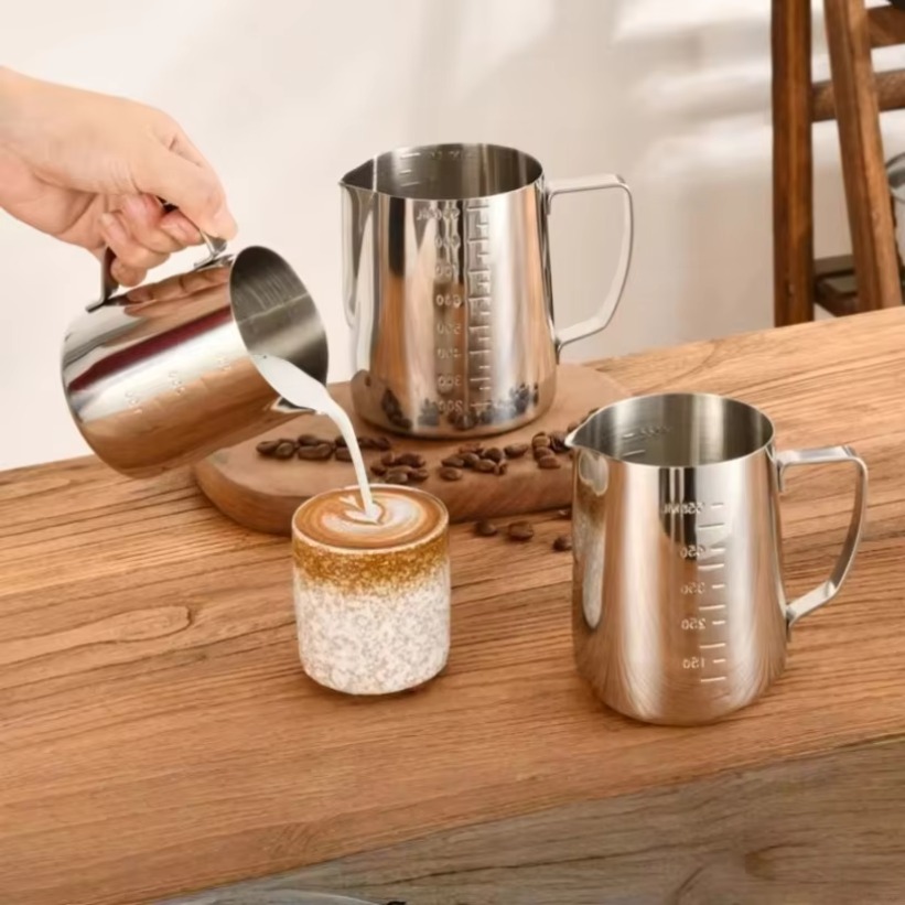 350ml 스테인리스 스틸 커피 밀크 컵, 에스프레소, - Barista Milk Jug 리뷰 및 가격
