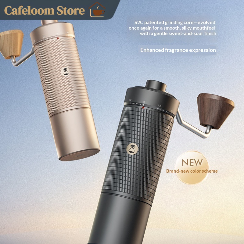 팀모어 C6 수동 커피 분쇄기, 외부 조절 기능, 스테 - Burr Hand Grinder 리뷰 및 가격