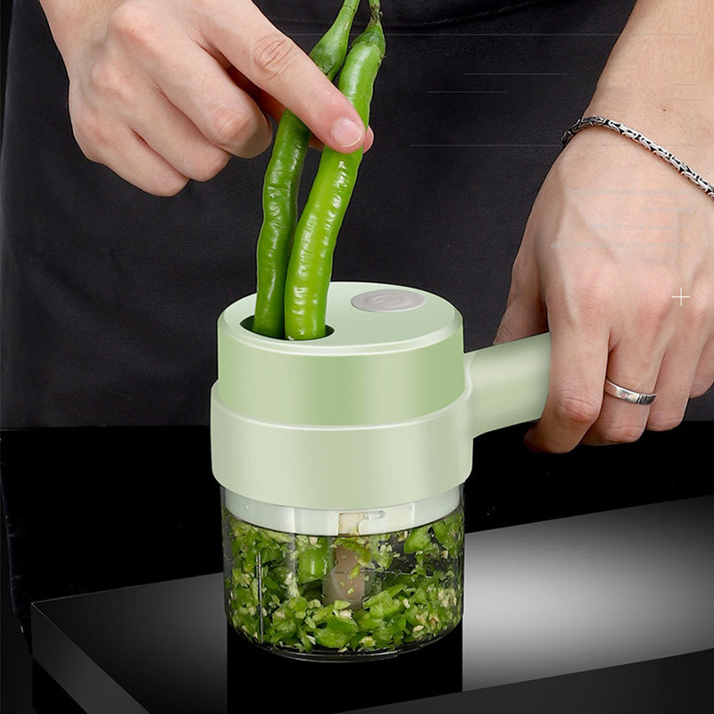 4In1 전기 야채 커터 세트 휴대용 무선 전기 마늘  - Burr Hand Grinder 리뷰 및 가격